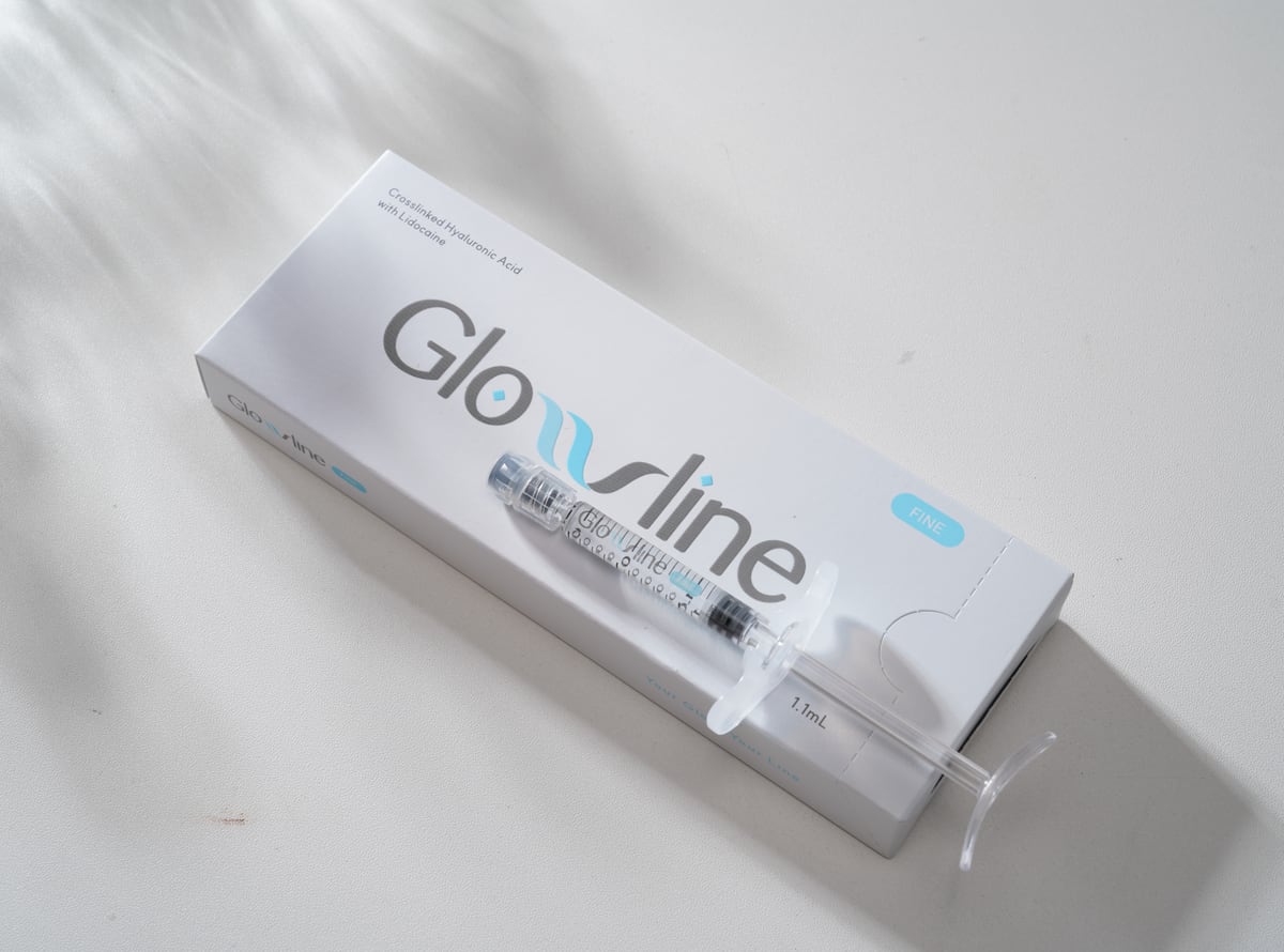 The Glowline range, three presentations side by side